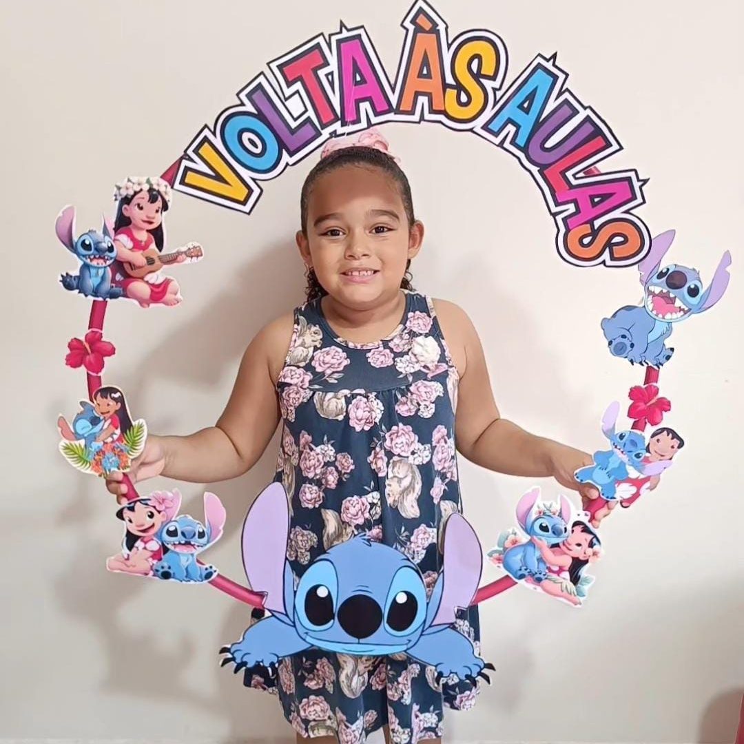 Bambolê Volta às aulas Stitch