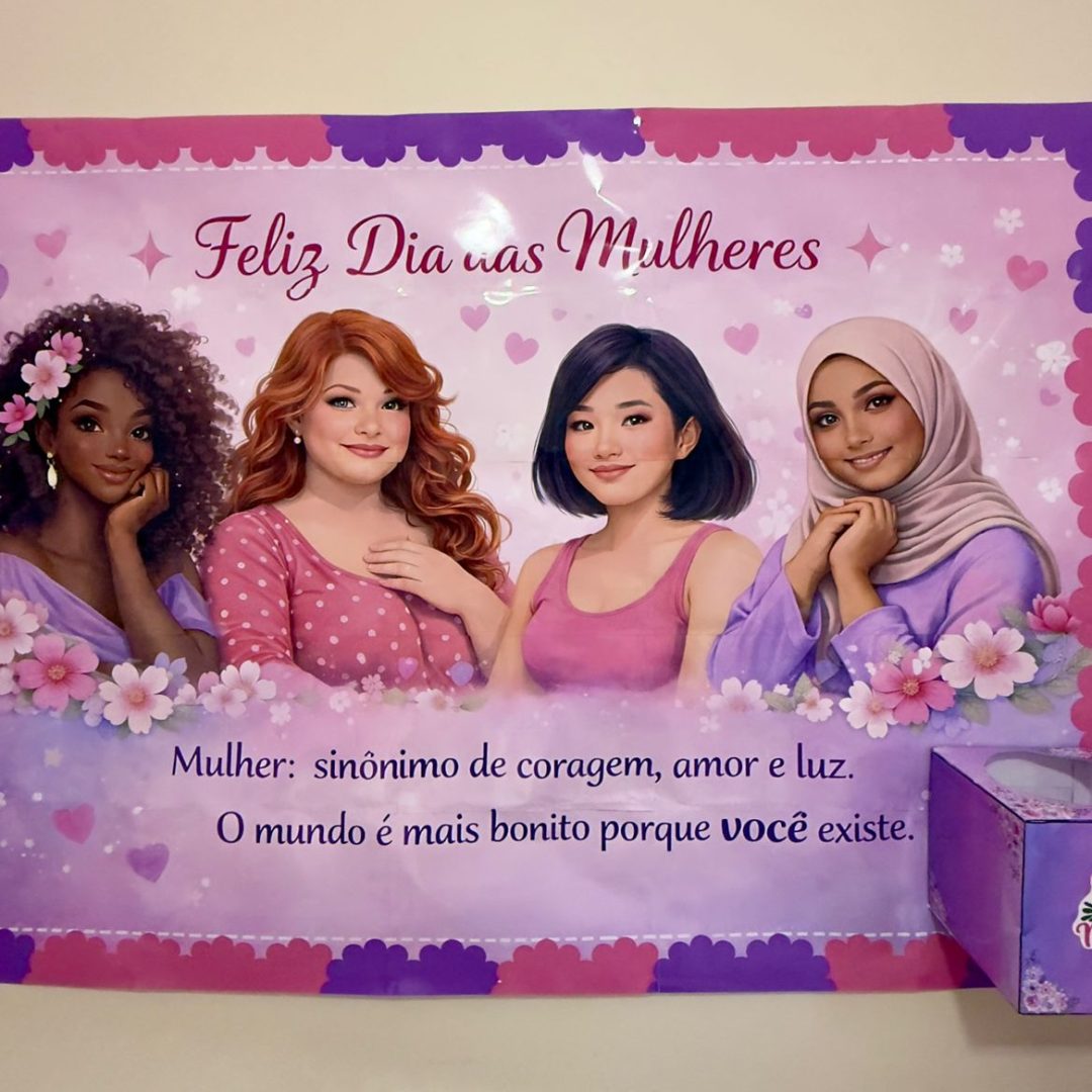 Painel +caixa com mensagem