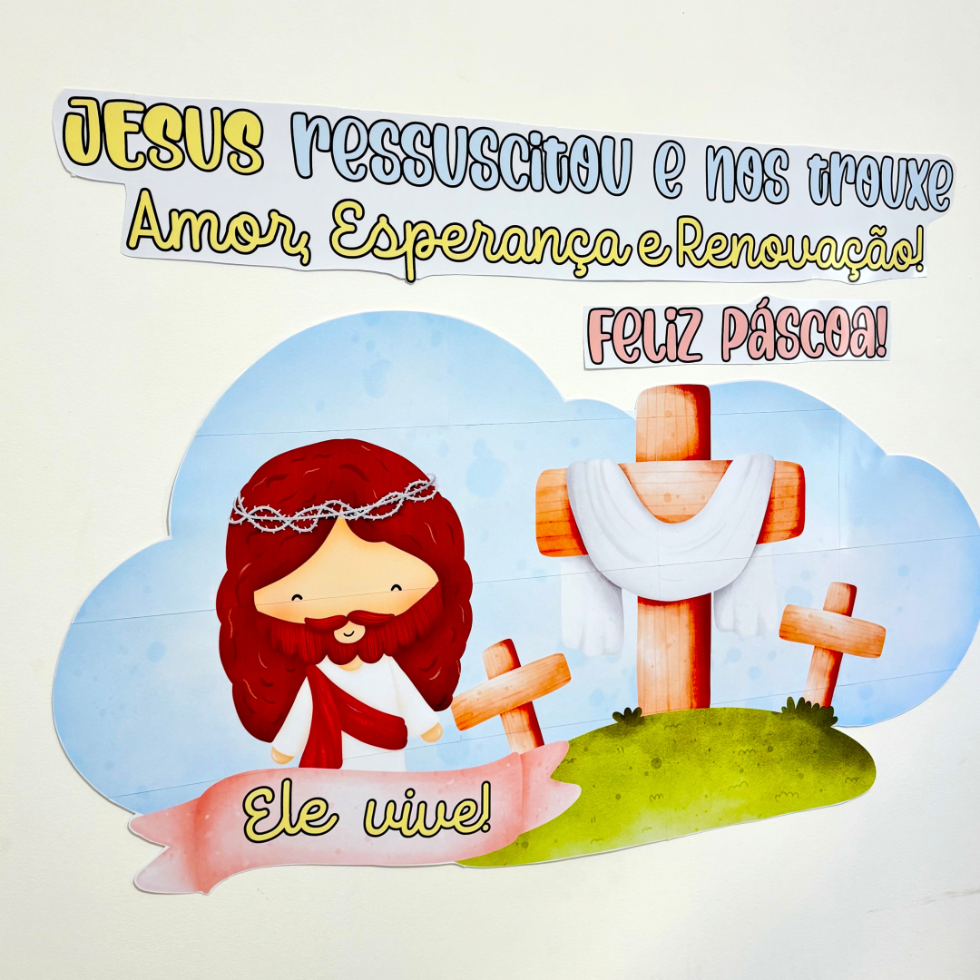 Painel de Páscoa Cristã